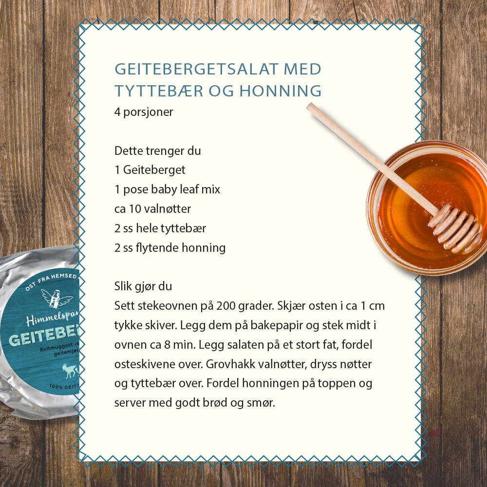 Oppskrift Geiteberget