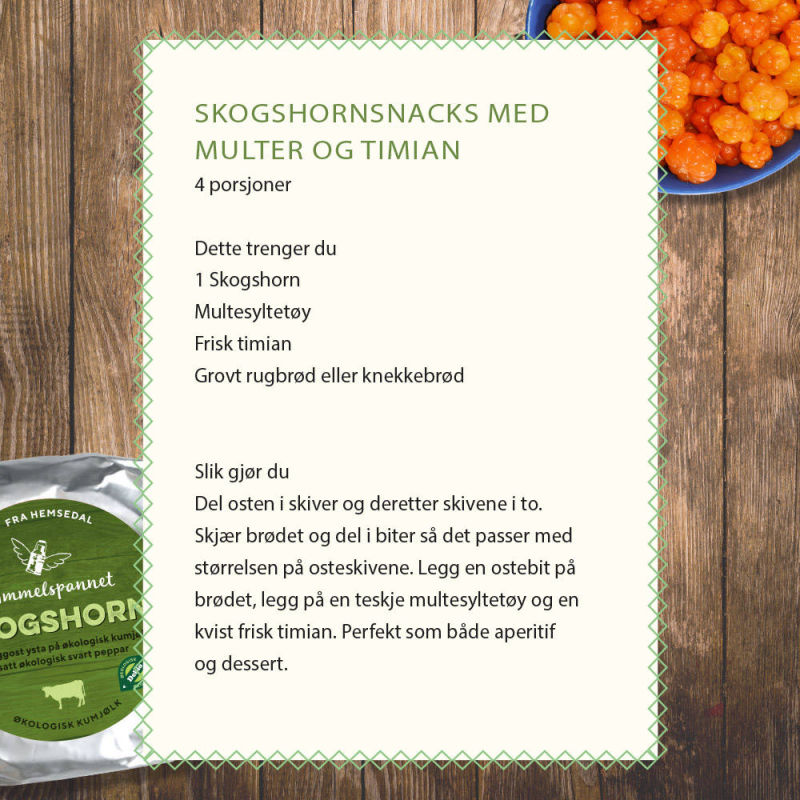 Oppskrift Skogshorn